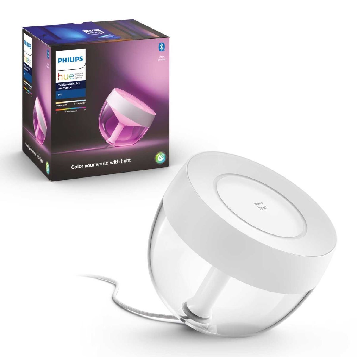 Умная настольная лампа Philips Hue Iris gen4 EU/UK white 929002376101