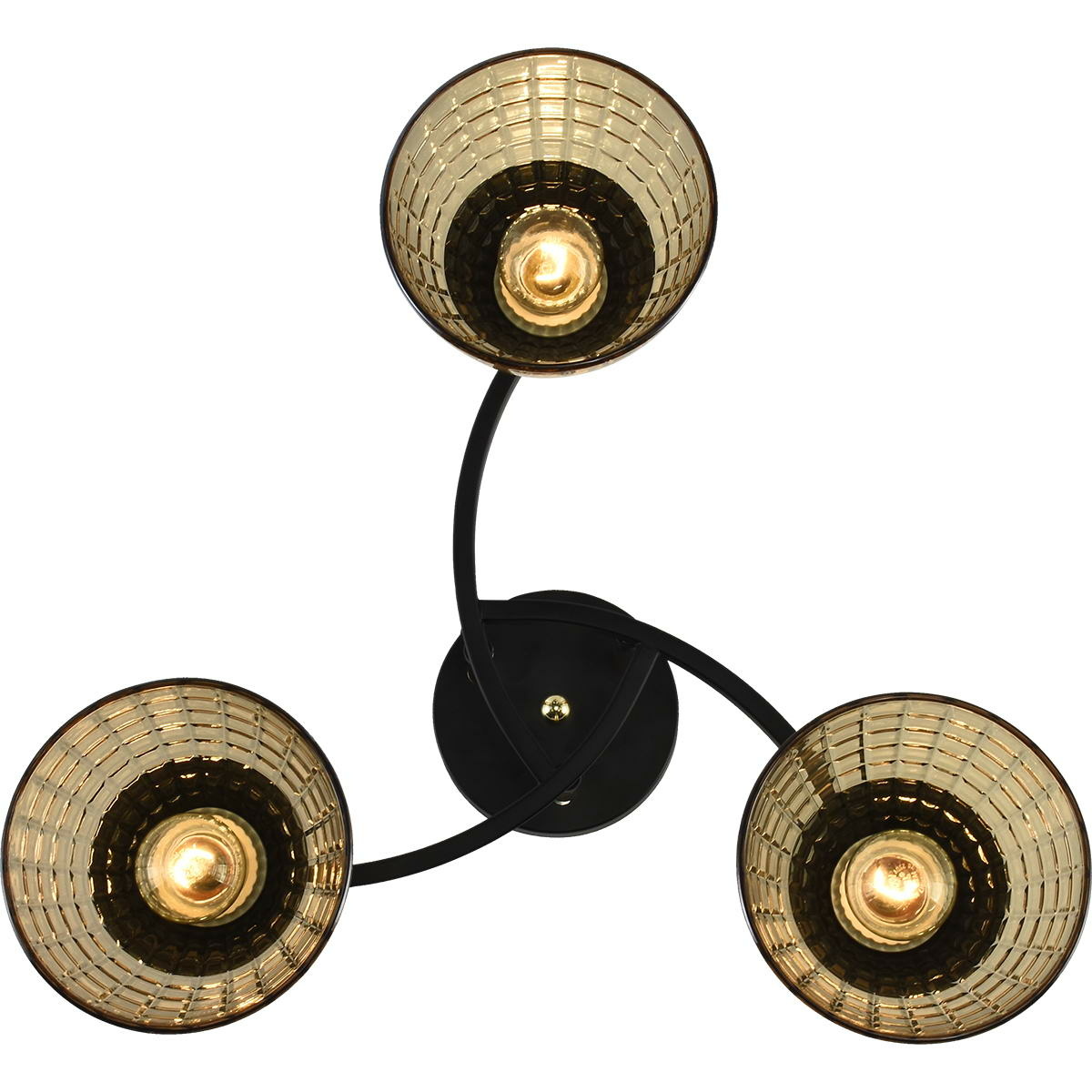 Люстра на штанге Reluce 11384-0.3-03B BK+FGD