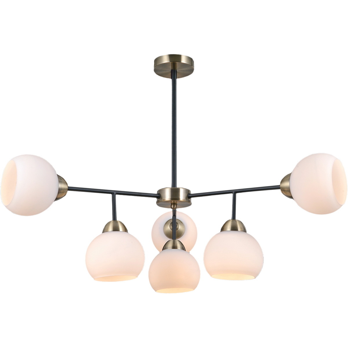 Люстра на штанге Illumico IL0440-6PSQ-79 AB BK