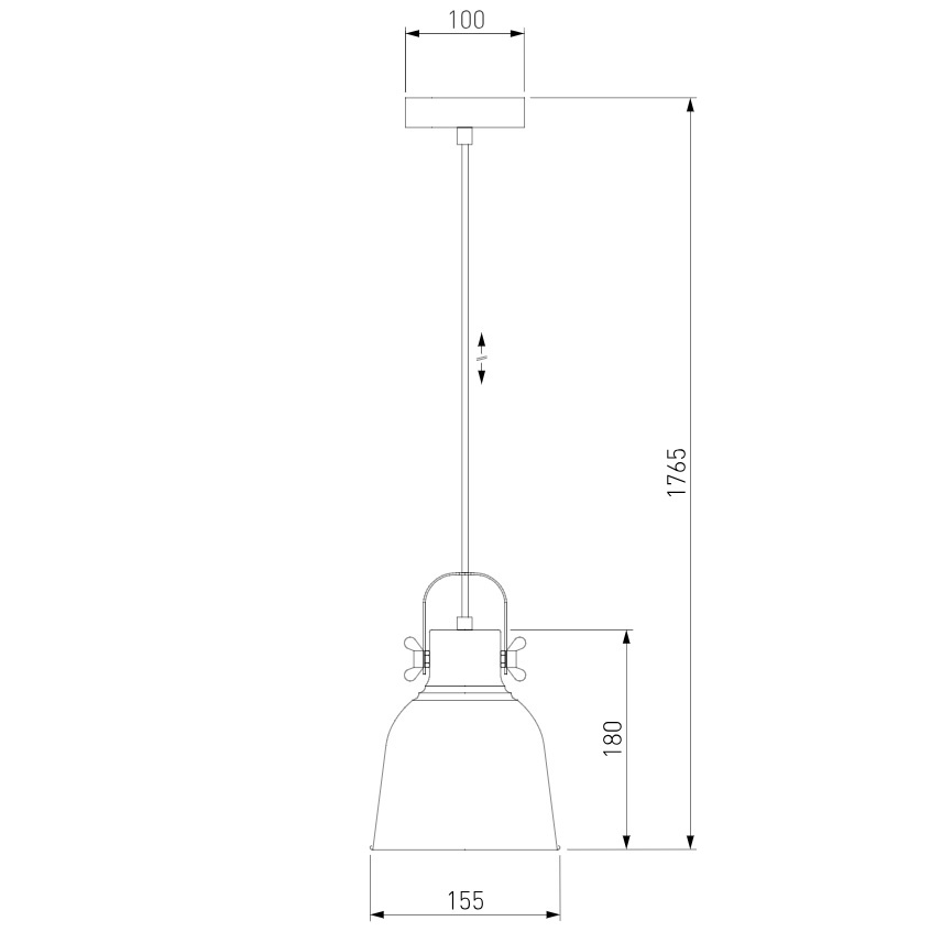 Подвесной светильник Eurosvet Projector 50083/1 серый