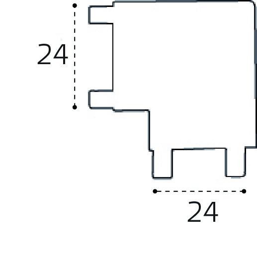 Соединитель угловой для магнитного шинопровода Italline IT09-9029 black