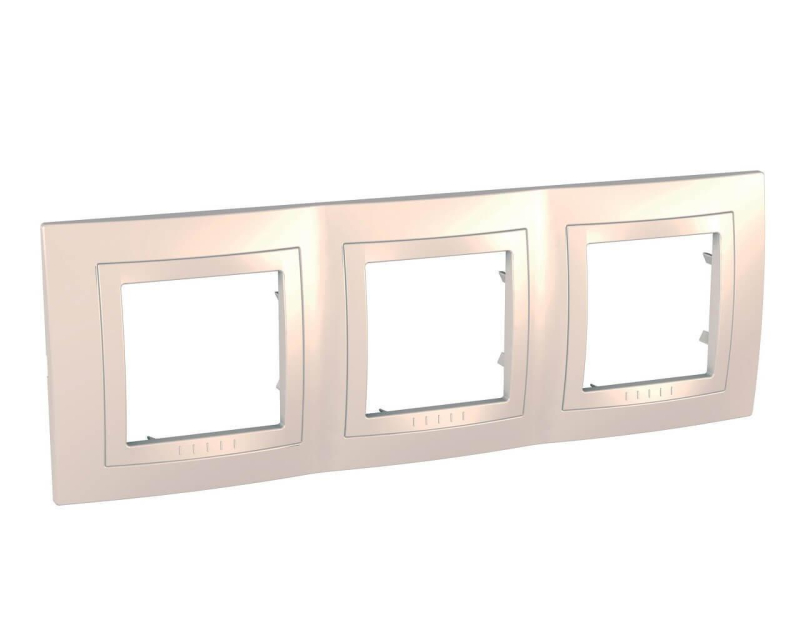 Рамка 3-постовая Schneider Electric Unica MGU2.006.25