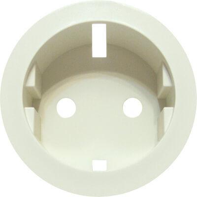 Лицевая панель Legrand Celiane розетки 2К+З немецкого стандарта слоновая кость 066227