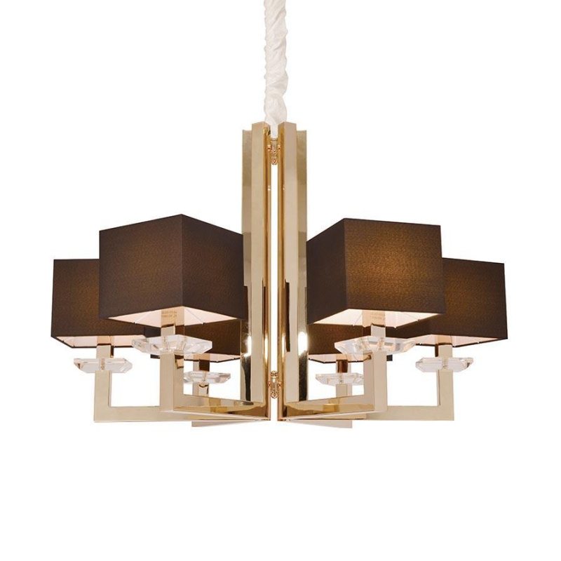 Подвесная люстра Newport 3206/C gold без абажуров М0062599