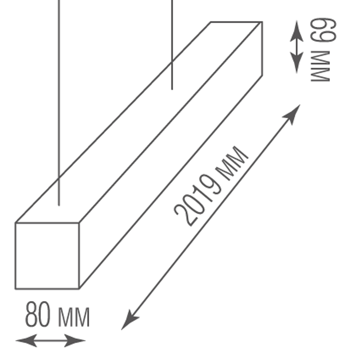 Подвесной светильник Donolux Decoled DL18516S200WW80L5 D1
