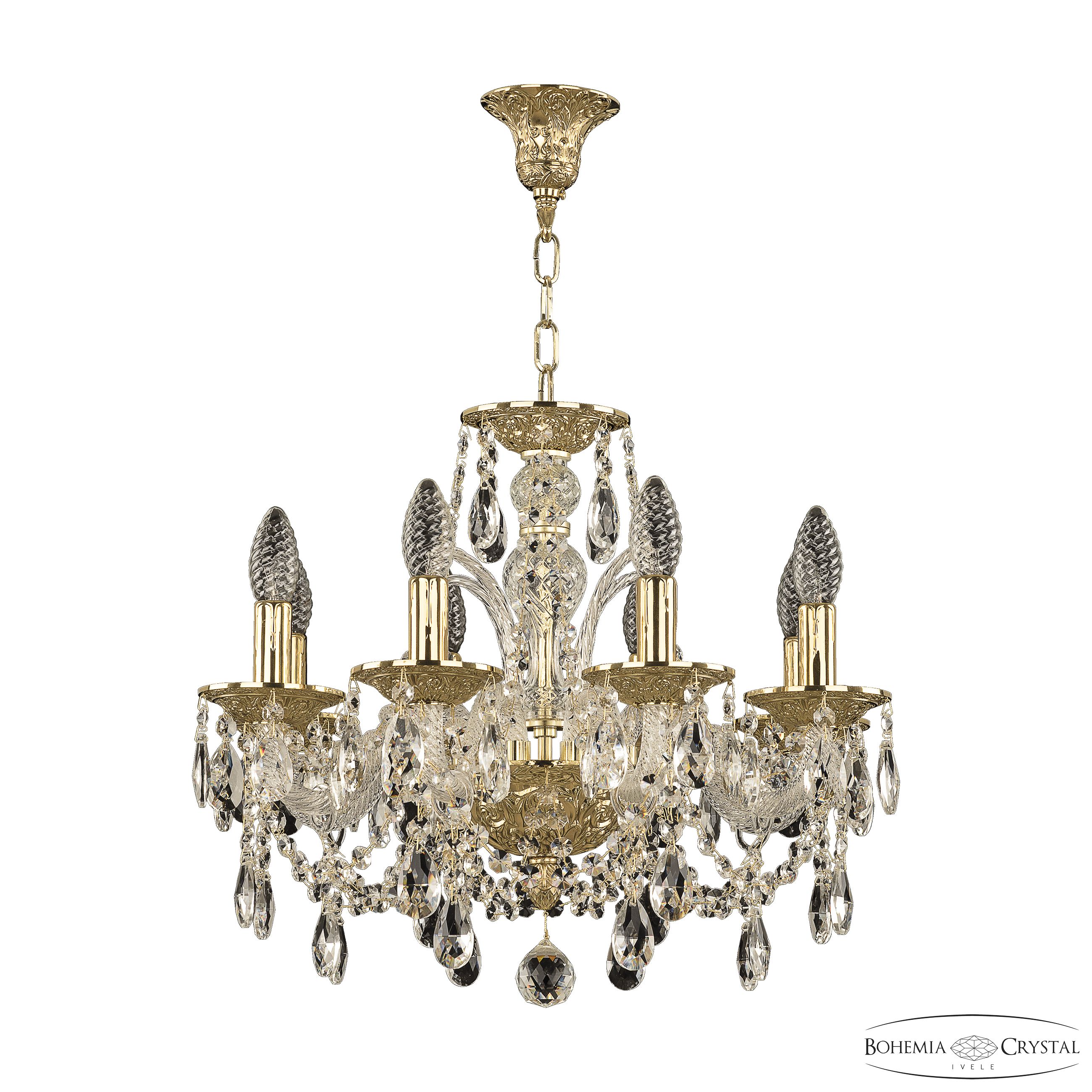 Подвесная люстра Bohemia Ivele Crystal 1605/8/141 G