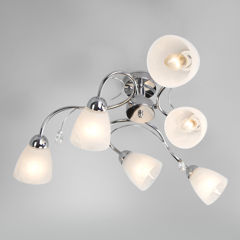 Потолочный светильник Eurosvet Priya 30169/6 хром