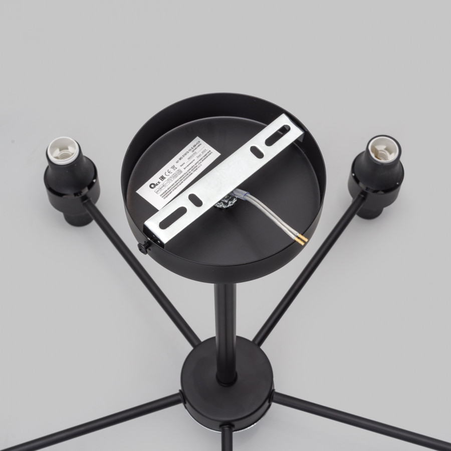 Люстра на штанге IMEX MD.51913-10-S-BK+CH