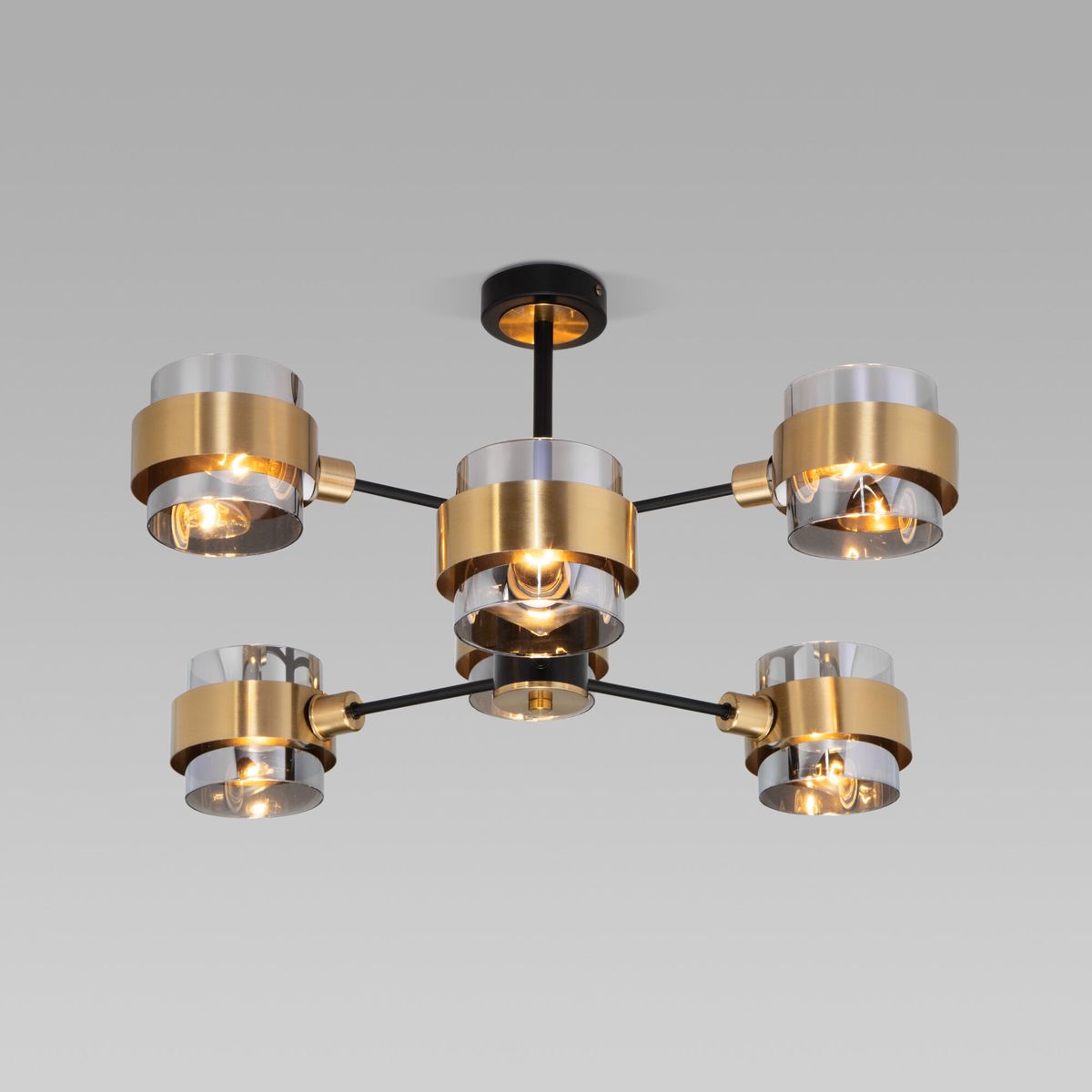 Потолочная люстра Eurosvet Arcada 70127/6 черный