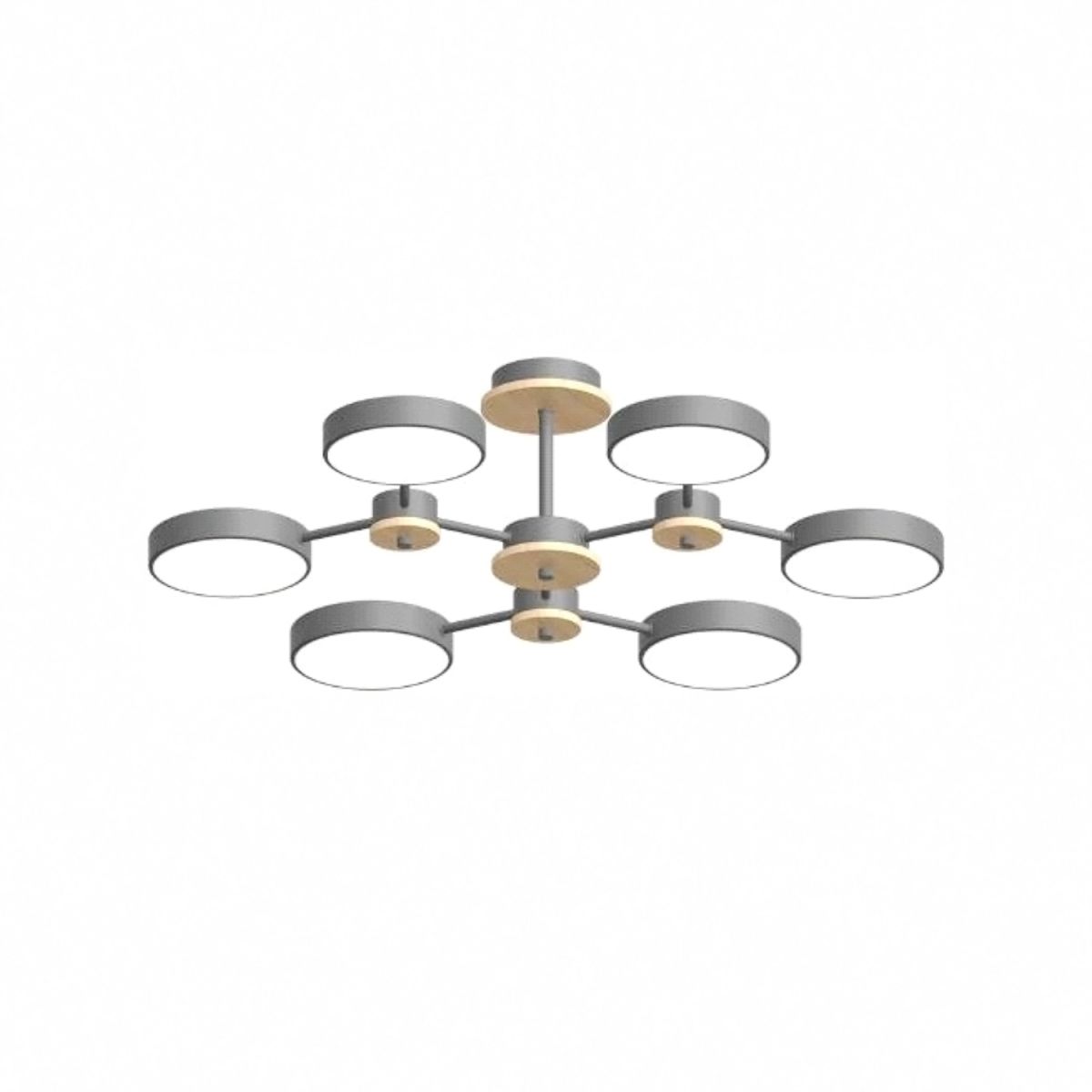 Люстра на штанге LED4U L3216-730 GR