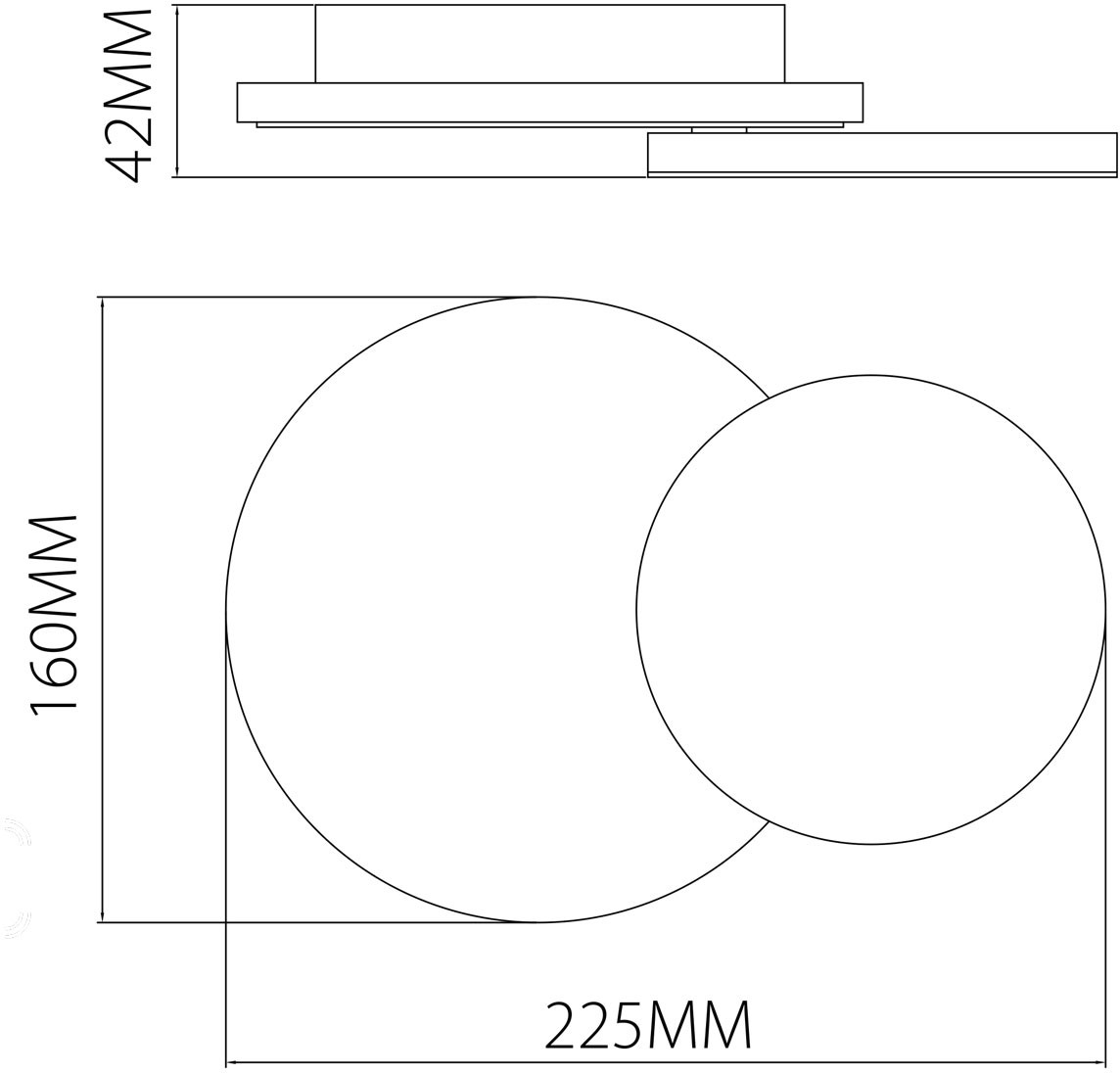 Настенный светодиодный светильник De Markt Круз 637028102