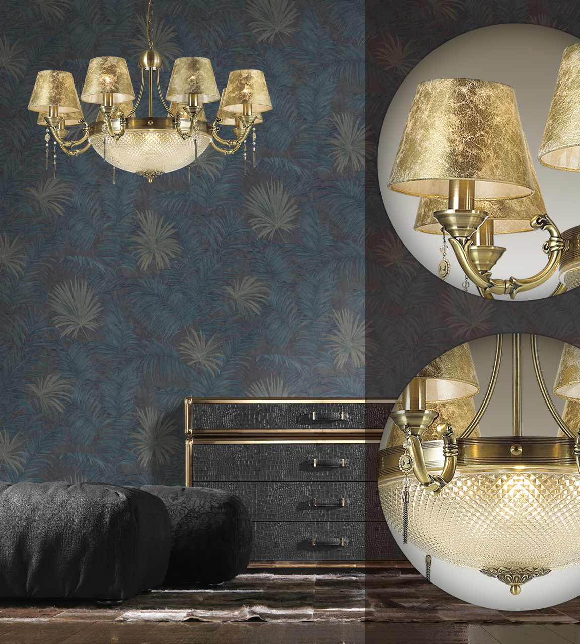 Подвесная люстра Odeon Light Flavia 3413/12