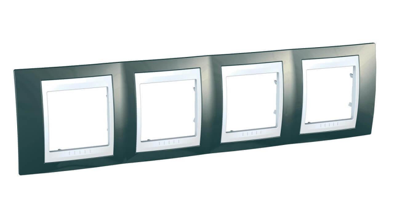 Рамка 4-постовая Schneider Electric Unica Хамелеон MGU6.008.824