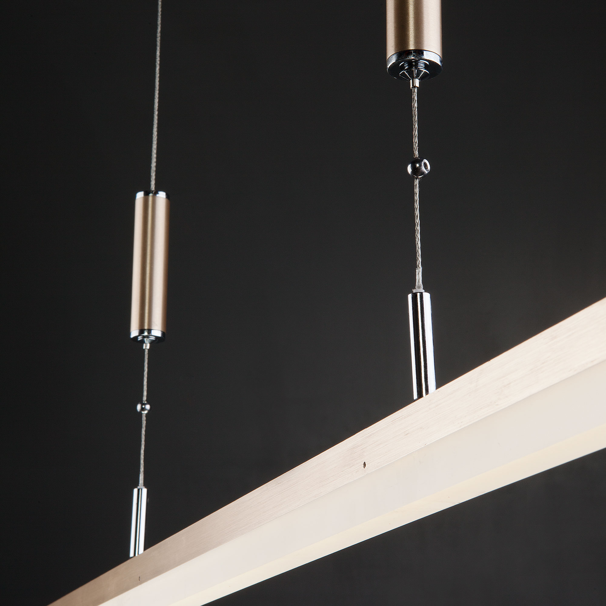 Подвесной светодиодный светильник Eurosvet Line 90030/1 золото