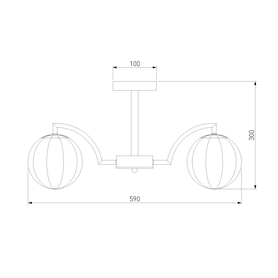 Потолочная люстра Eurosvet Eden 30178/5 черный жемчуг