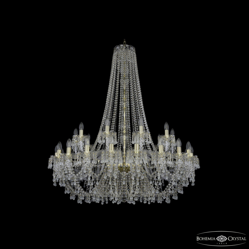 Подвесная люстра Bohemia Ivele Crystal 1410/20+10/400/h-130 G V0300