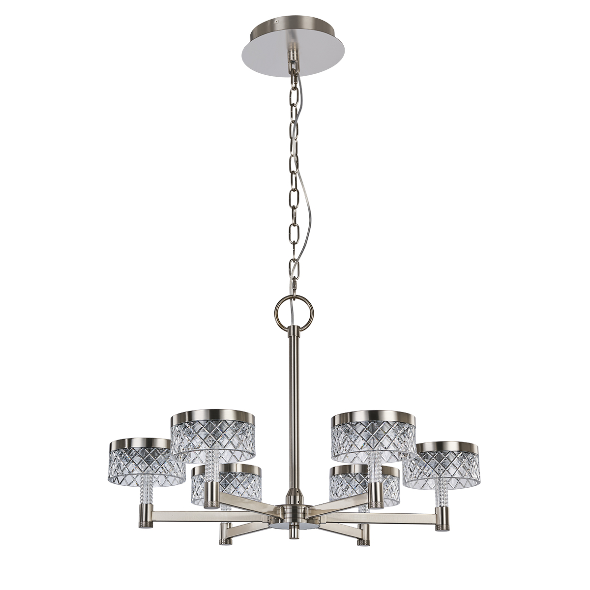 Подвесная люстра Delight Collection MD21020075 MD21020075-6A satin nickel