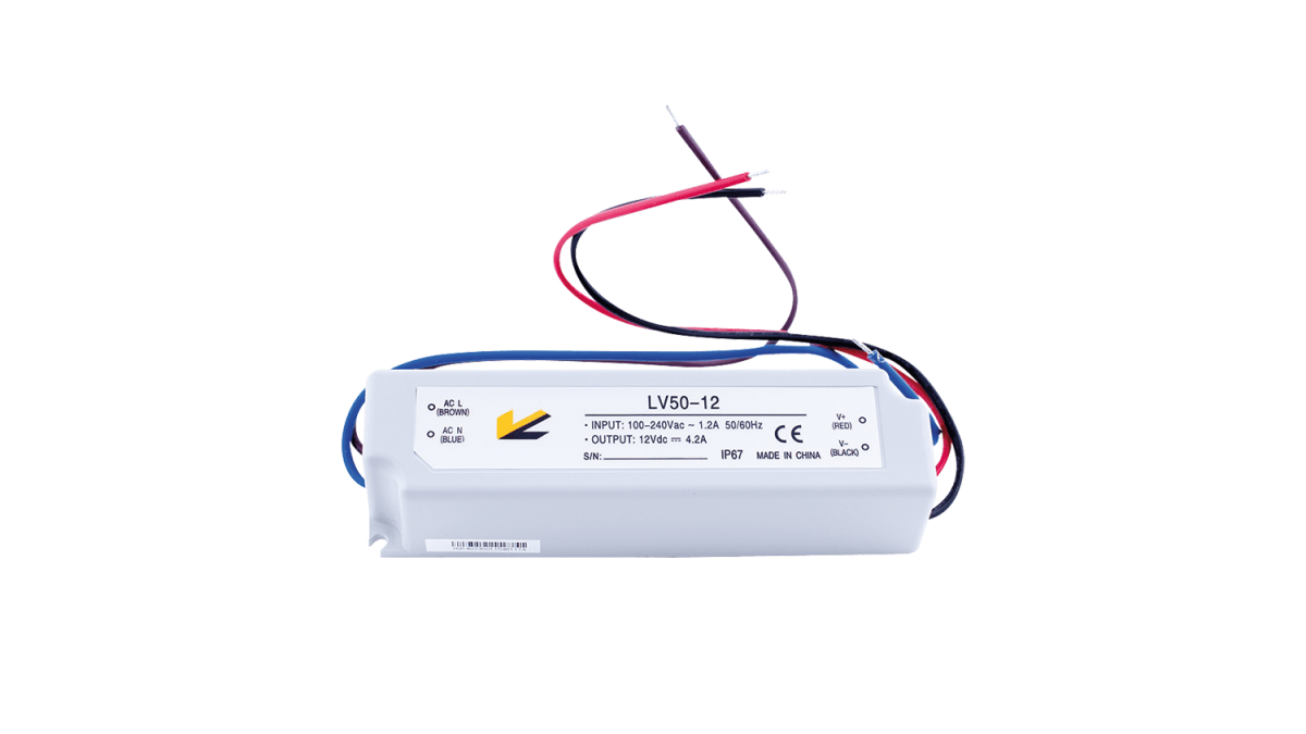 Блок питания SWG LV-50-12 50Вт DC12В 4А IP67 00000000101