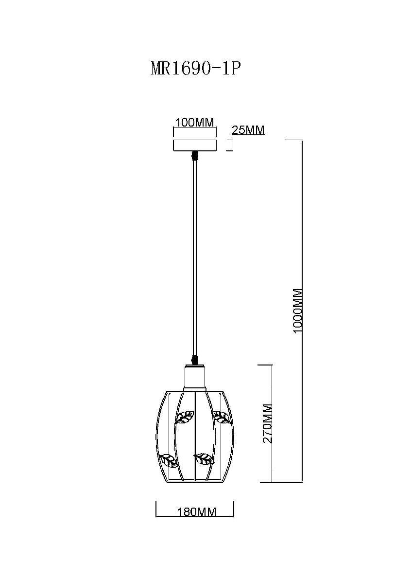 Подвесной светильник MyFar Huston MR1690-1P