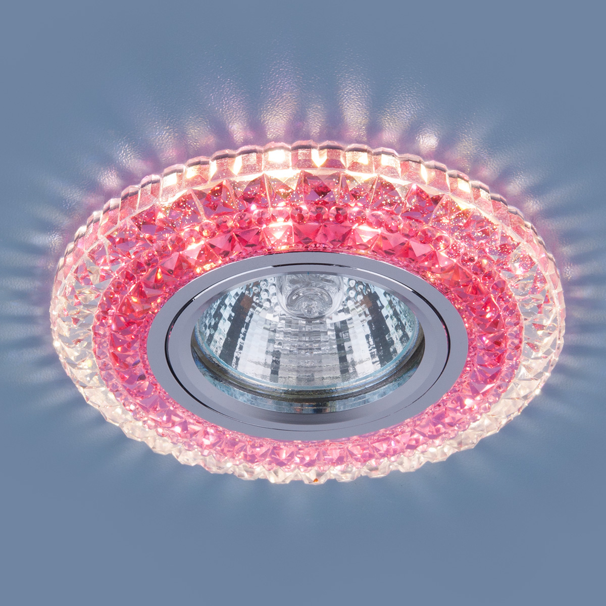 Встраиваемый светильник Elektrostandard 2193 MR16 CL/PK прозрачный/розовый 4690389098888