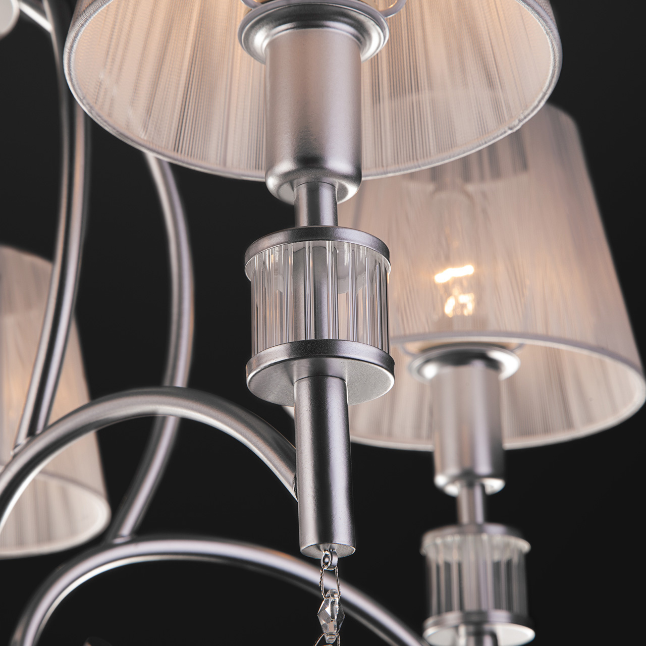 Подвесная люстра Eurosvet Capri 60092/5 серебро