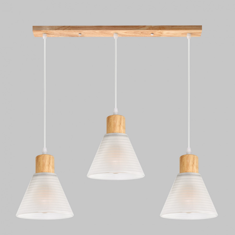 Подвесной светильник IMEX MD.6029-3-P-WOOD+WH
