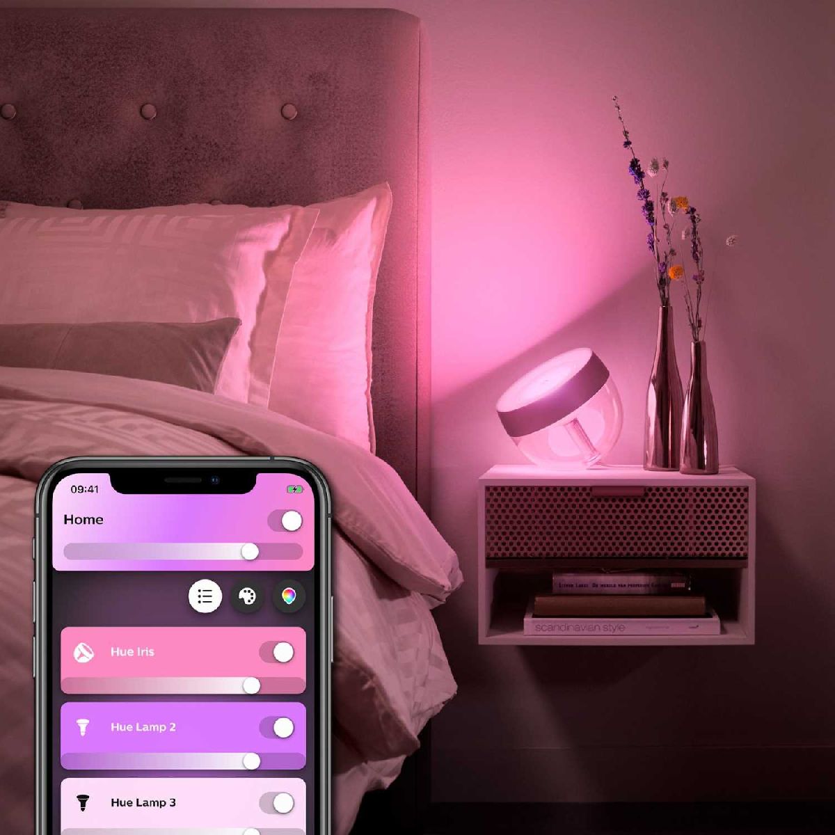 Умная настольная лампа Philips Hue Q4'20 Iris gen4 EU/UK rose 929002376301