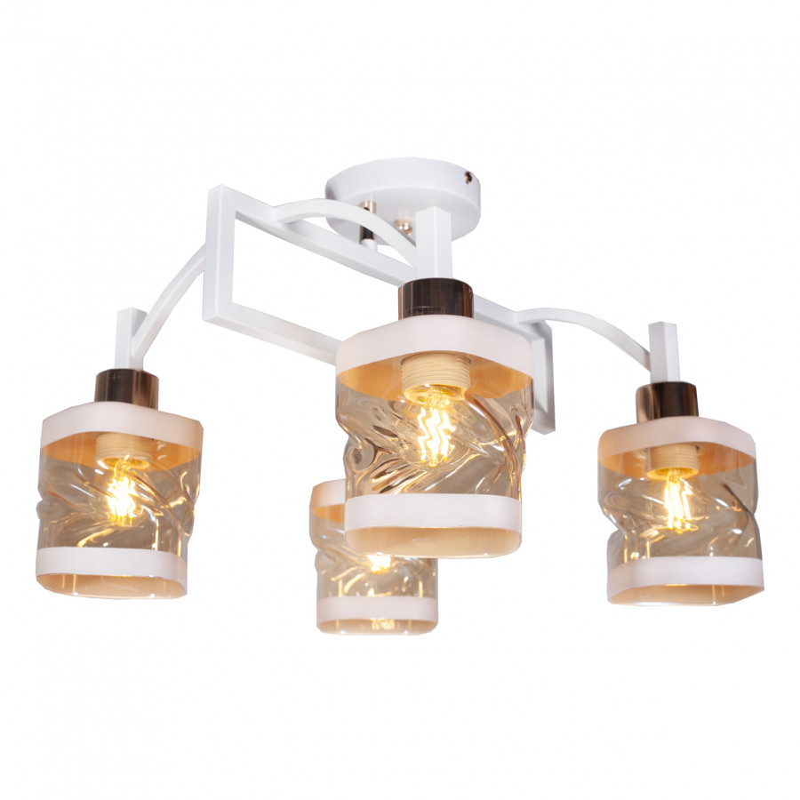 Потолочная люстра IMEX MD.51503-4-S WH+FGD