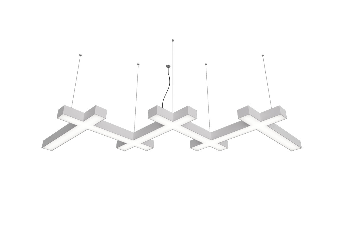 Подвесная люстра Donolux Patten DL155X46NW115 RAL9003 spec