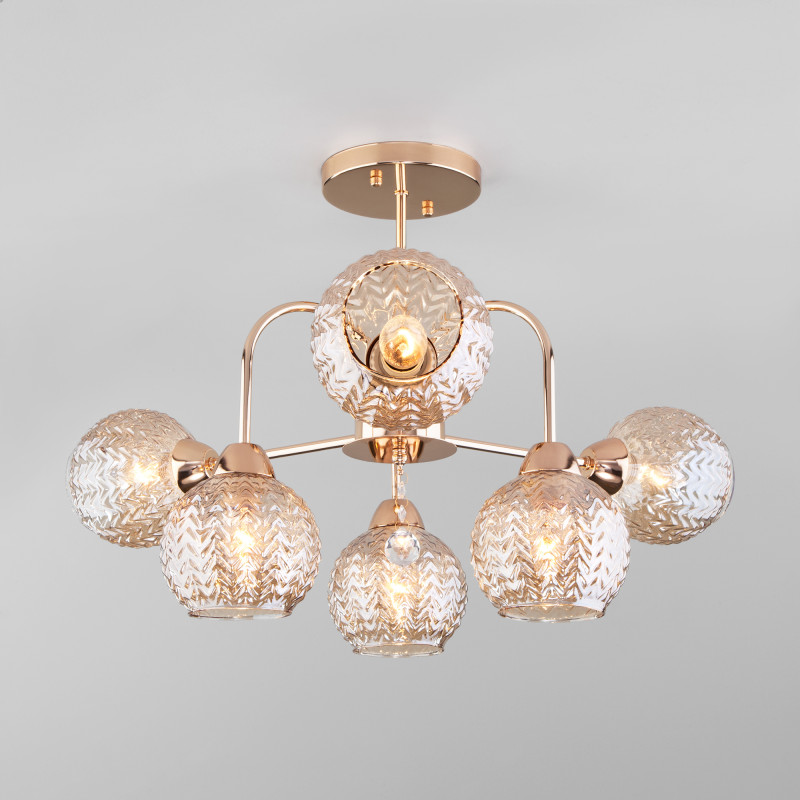 Люстра на штанге Eurosvet Ottawa 30175/6 золото