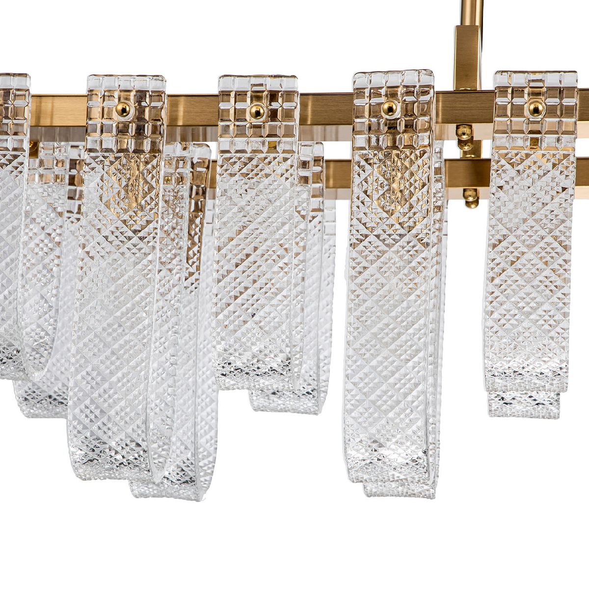 Люстра на штанге Indigo Brina 12027/10PL Brass V000367