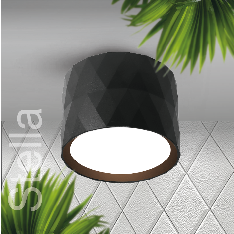 Накладной светильник Wolta Stella WSL-GX53/03BL