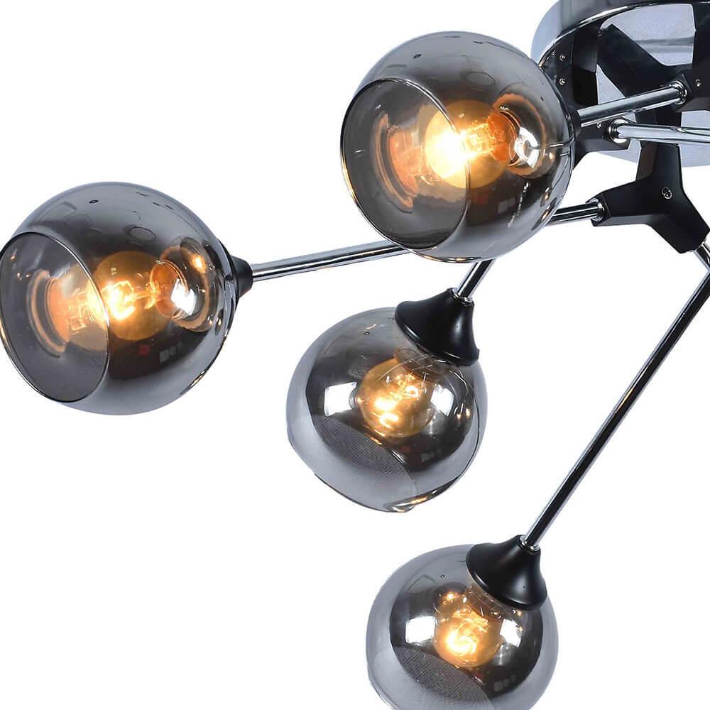 Потолочная люстра Seven Fires Ширли SF3308/8C-MBK+CR