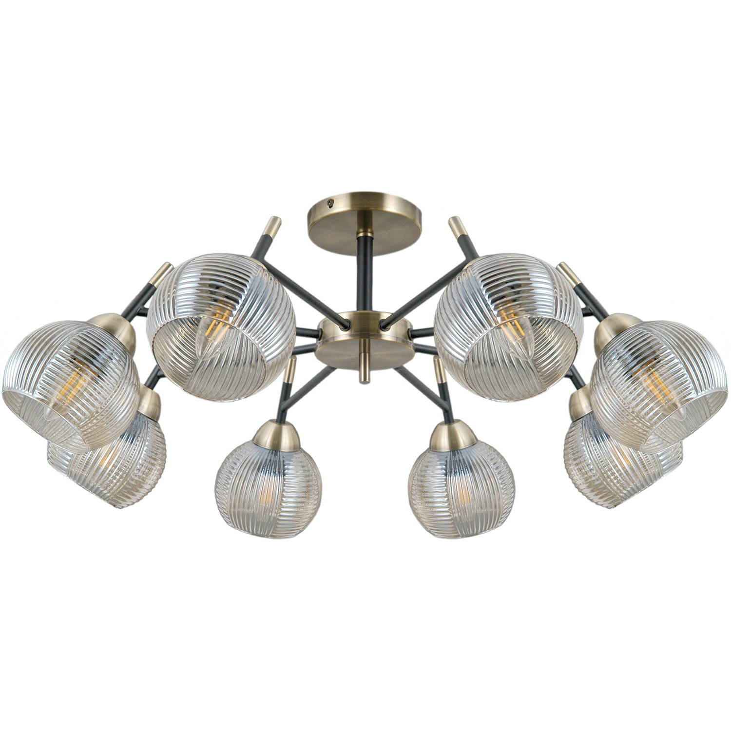 Люстра на штанге Illumico IL0375-8CSQ-79 AB BK