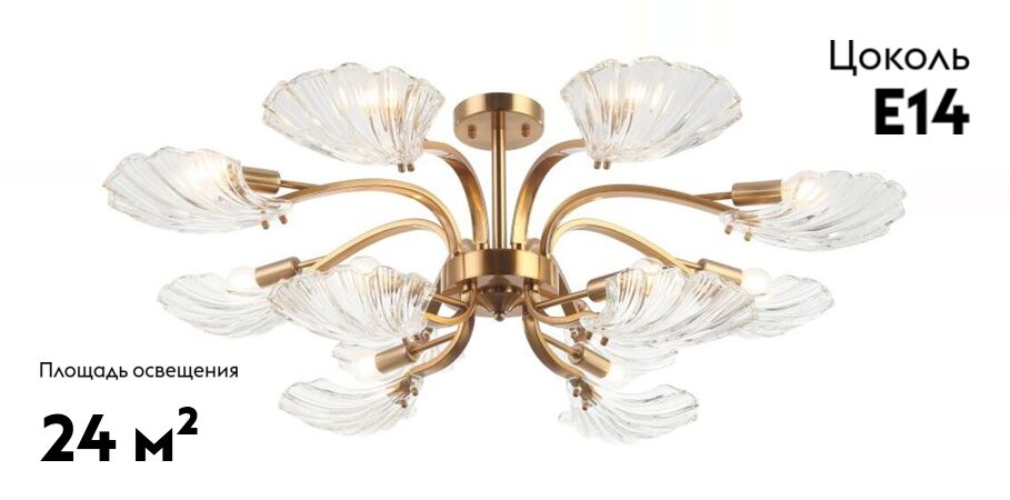 Потолочная люстра Stilfort Muschel 2153/05/12P