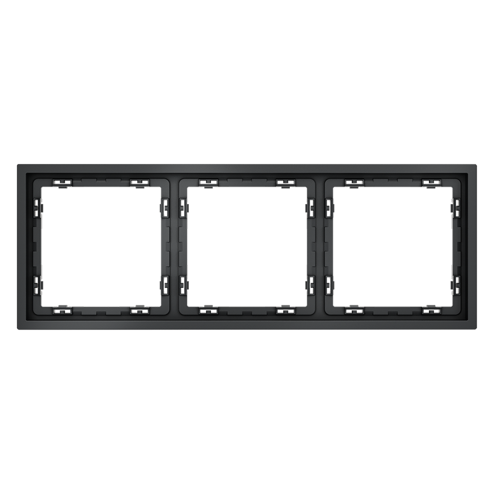 Рамка на 3 поста Voltum S70 VLS100307 (графит)