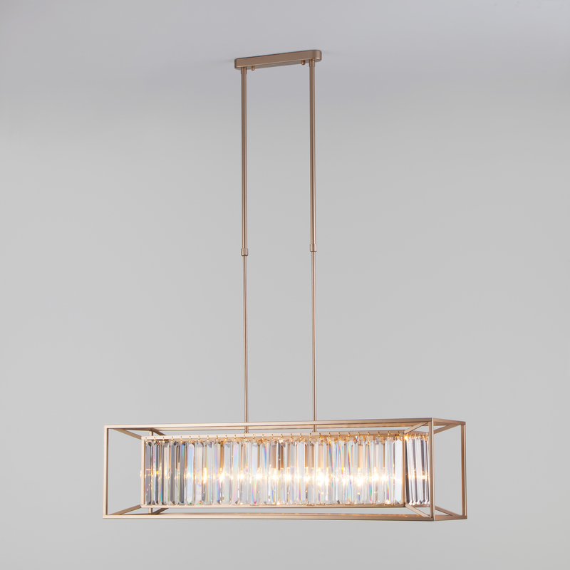 Подвесная люстра Eurosvet Vegas 299/6 шампань Strotkis