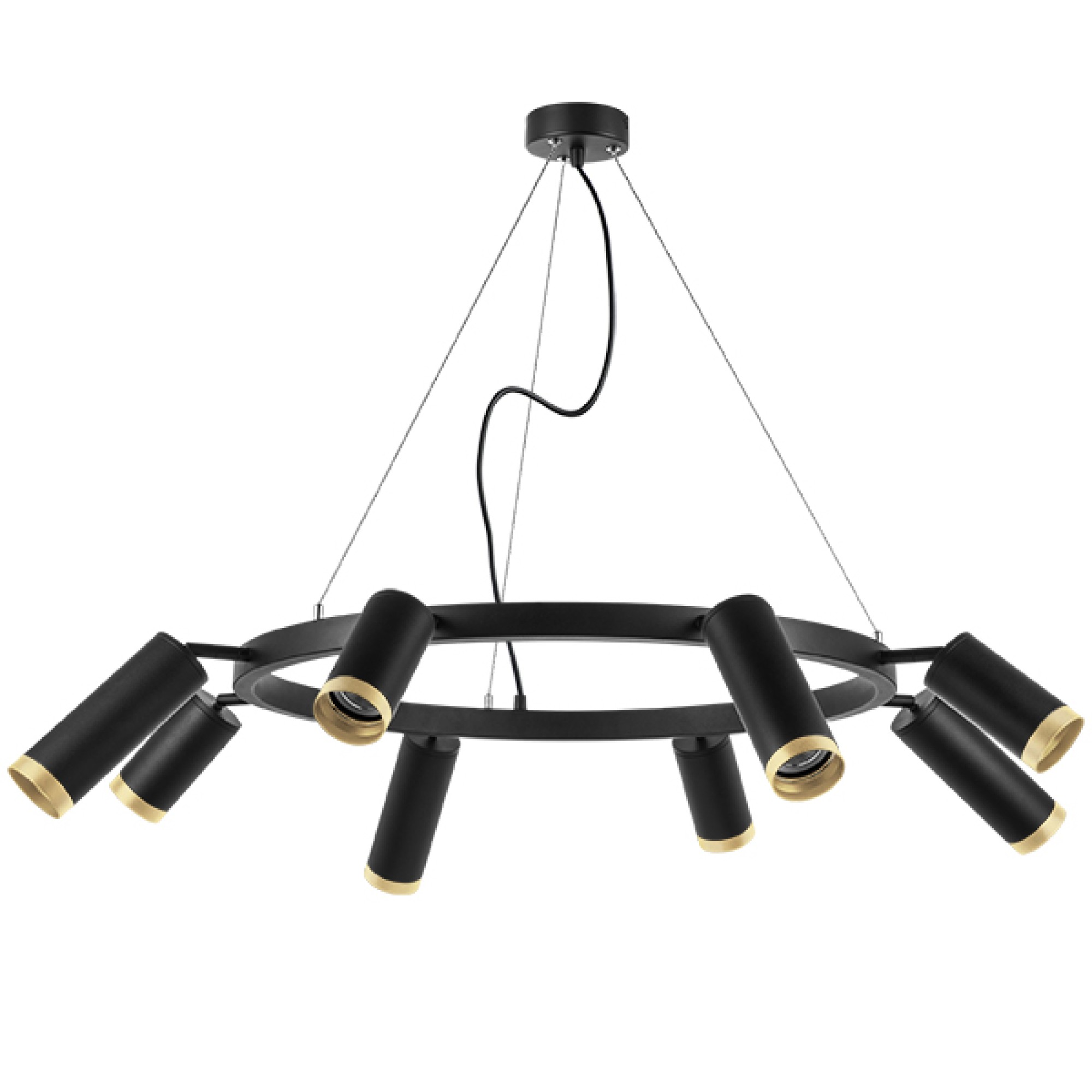 Подвесная люстра Lightstar Rullo (571018+214437-4+214487-4+203440-8) LR01837487440