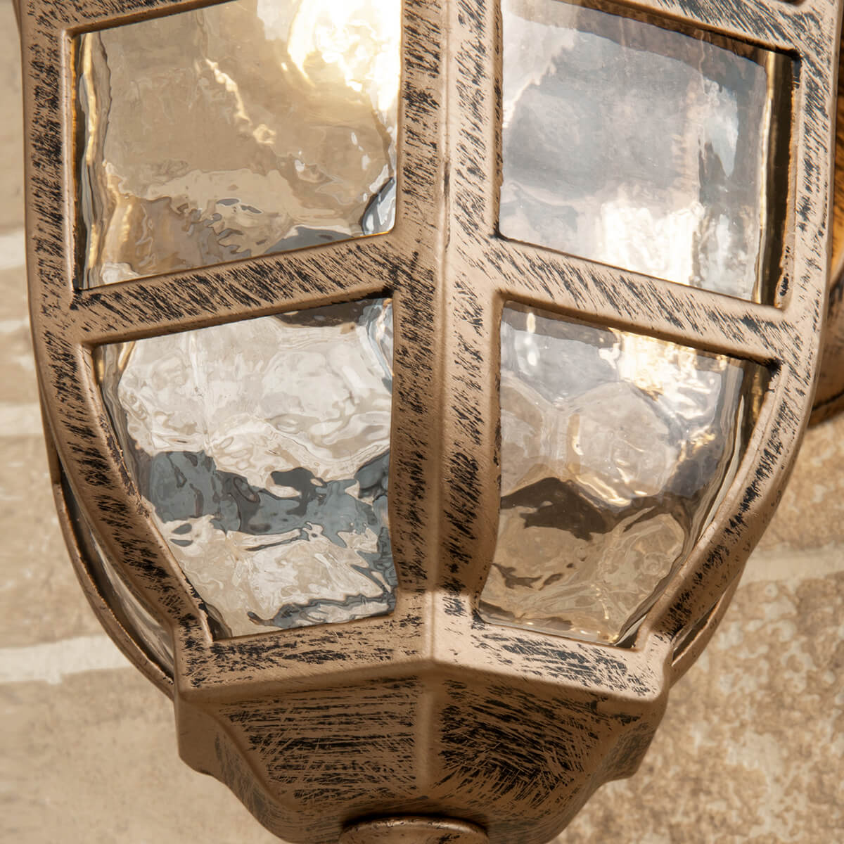 Уличный настенный светильник Elektrostandard Dorado D черное золото GL 1013D 4690389135248