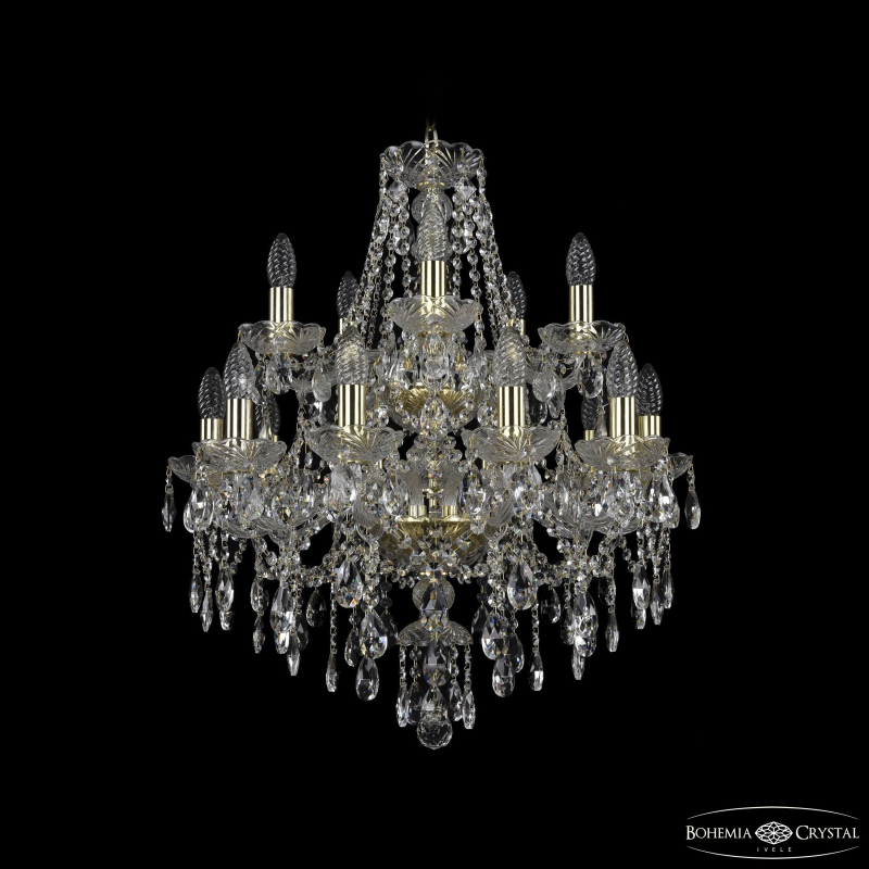 Подвесная люстра Bohemia Ivele Crystal 1415/10+5/200/2d G