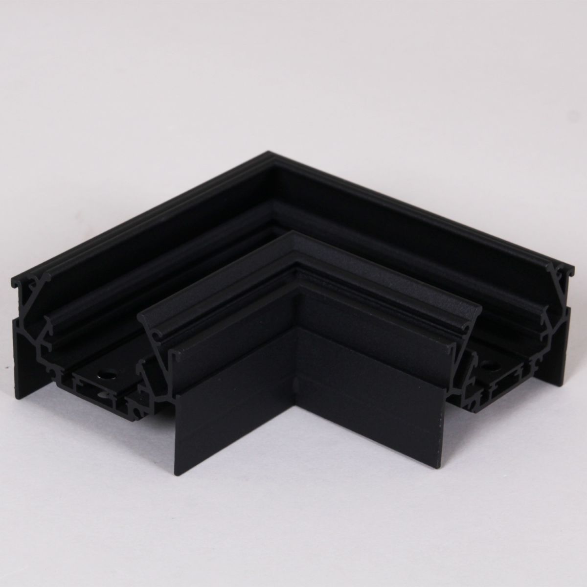 Магнитный шинопровод для натяжных потолков (гарпун) Reluce RL 06301 corner connector BK