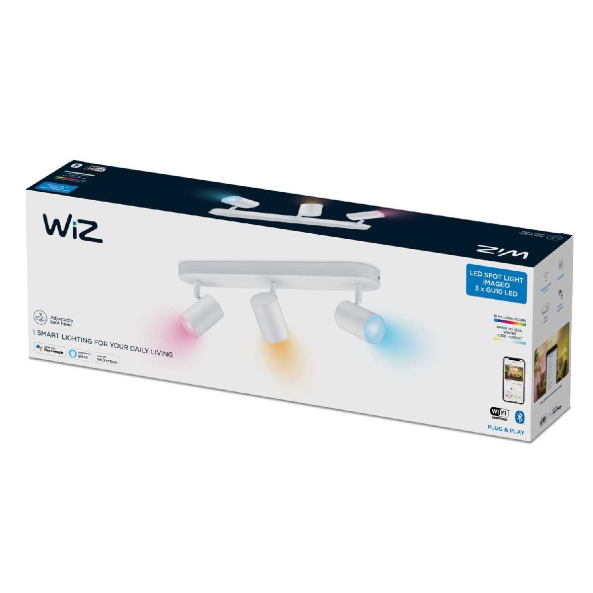 Умный спот Wiz Imageo Spots 3x5W W 22-65K RGB 929002658901