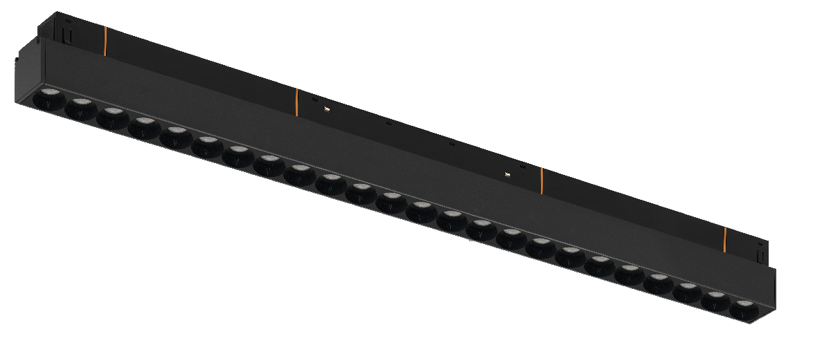 Трековый магнитный светильник iLedex Vision 4822-002-L460-24W-38DG-3000K-BK