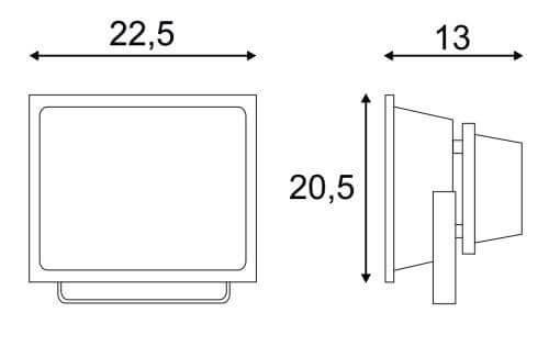 Прожектор светодиодный SLV Floodi 231119