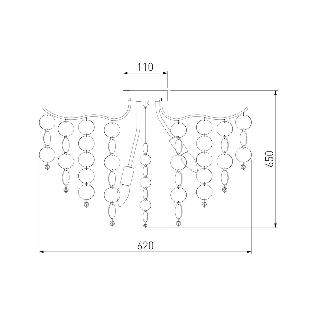 Потолочная люстра Bogates Bolla 334/9 Smart (319/9)