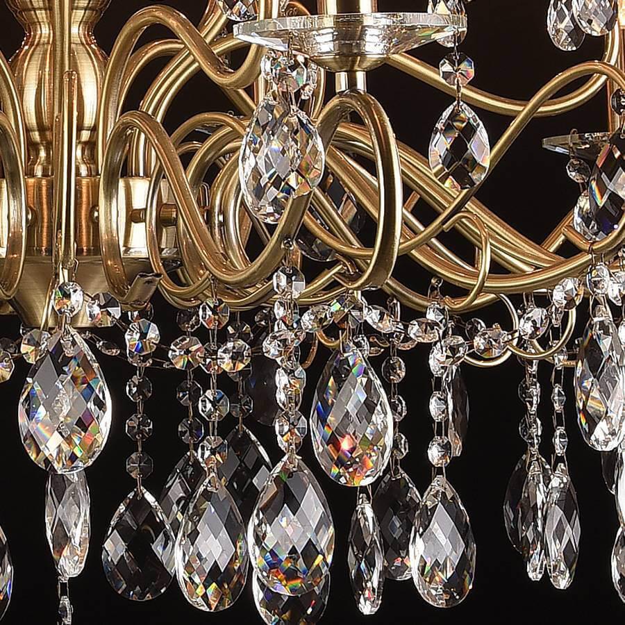 Подвесная люстра Lumien Hall Хлоя 0015/12P-CR