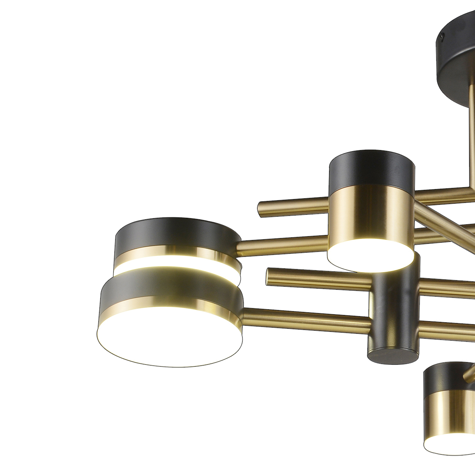 Потолочная люстра Natali Kovaltseva LED LAMPS 81369 GOLD BLACK
