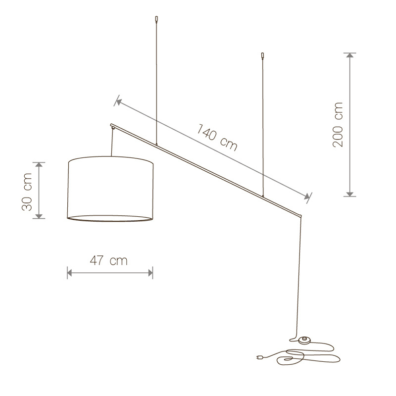 Подвесной светильник Nowodvorski Fishing Rod 9075