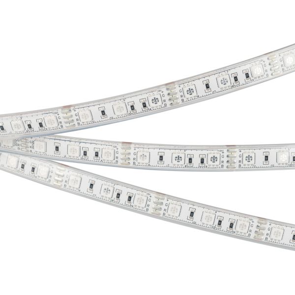 Светодиодная лента герметичная Arlight RTW-PU-B60-12.5mm 12V RGB (14.4 W/m, IP68, 5060, 5m) 029599(2)