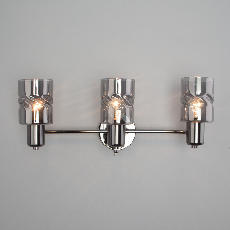 Настенный светильник Eurosvet Ansa 20120/3 чёрный жемчуг